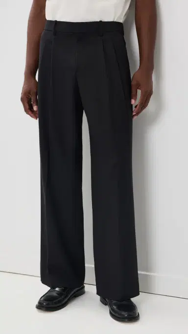 Helmut Lang Double Pleated Gabardine Trousers | Thumbnail 2 Helmut Lang Double Pleated Gabardine Trousers | Thumbnail 2