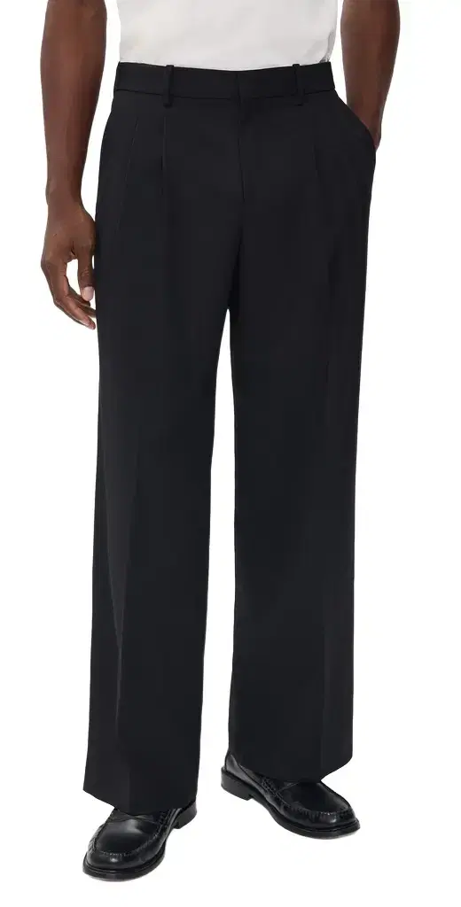 Helmut Lang Double Pleated Gabardine Trousers