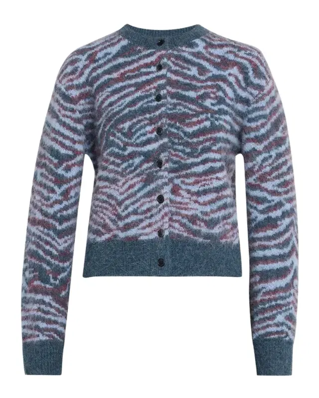 3.1 Phillip Lim Tiger-Print Alpaca-Blend Cardigan