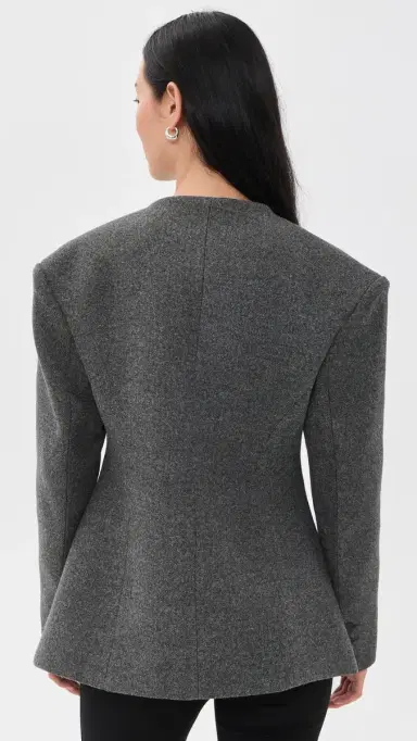 Source Unknown Banton Double Jacket Charcoal S | Thumbnail 3