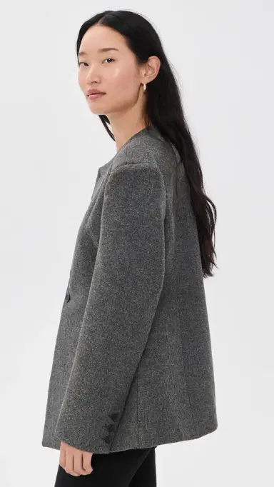 Source Unknown Banton Double Jacket Charcoal S | Thumbnail 4