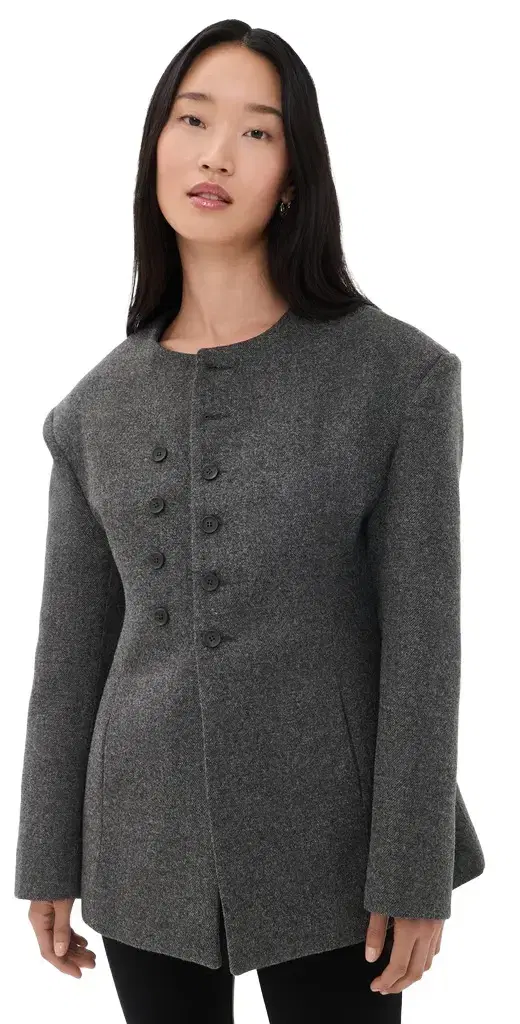 Source Unknown Banton Double Jacket Charcoal S