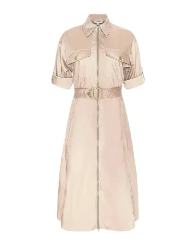 L'Agence Callen Belted Midi Shirtdress | Thumbnail 1