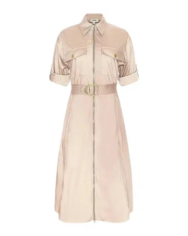 L'Agence Callen Belted Midi Shirtdress