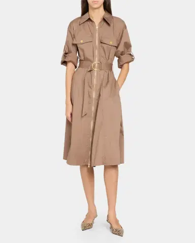 L'Agence Callen Belted Midi Shirtdress | Thumbnail 2