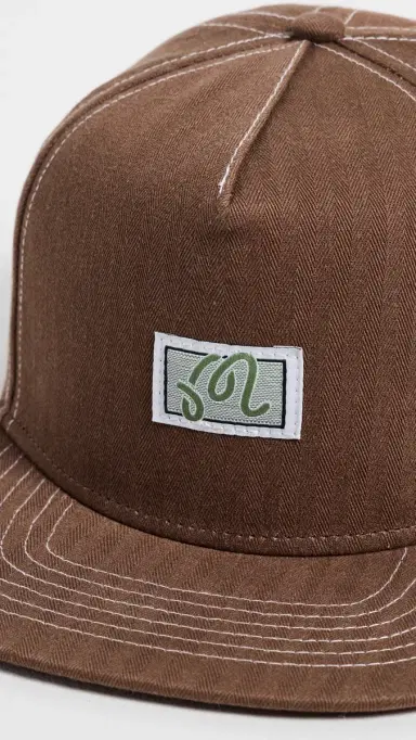 Malbon Station Snapback Hat Carafe One Size | Thumbnail 4