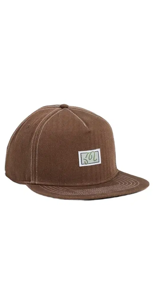 Malbon Station Snapback Hat Carafe One Size