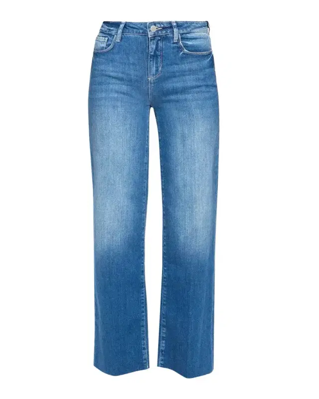 L'Agence Scottie High-Rise Wide-Leg Jeans