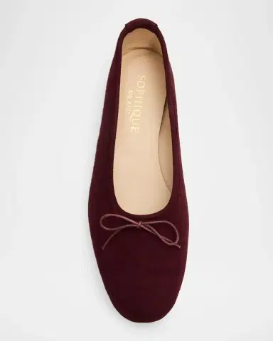 SOPHIQUE Scala Suede Ballerina Flats | Thumbnail 4