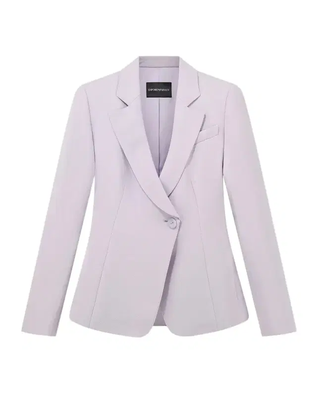 Emporio Armani Single-Button Pique Blazer