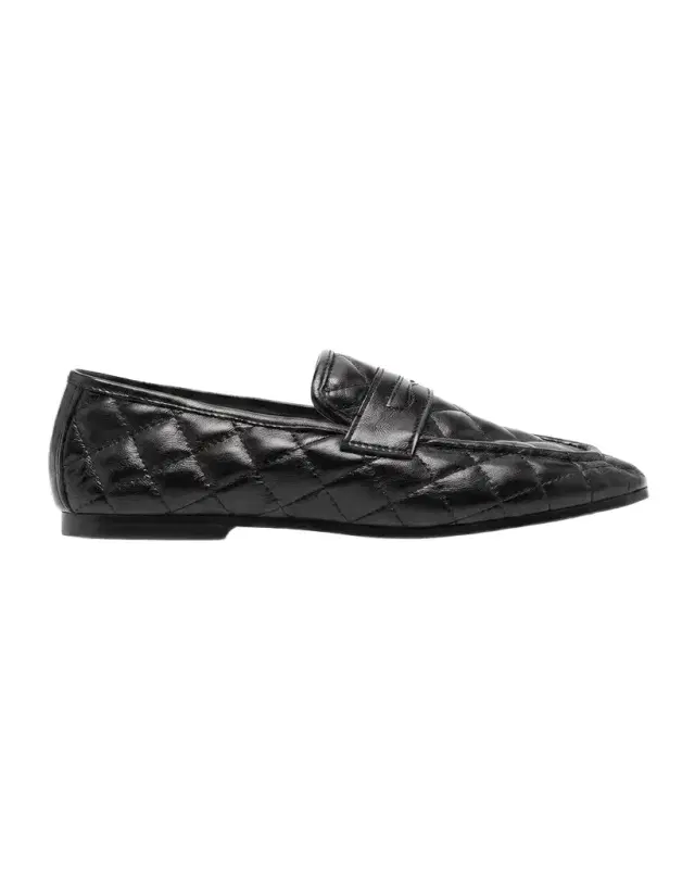 SOPHIQUE Essenziale Quilted Leather Penny Loafers