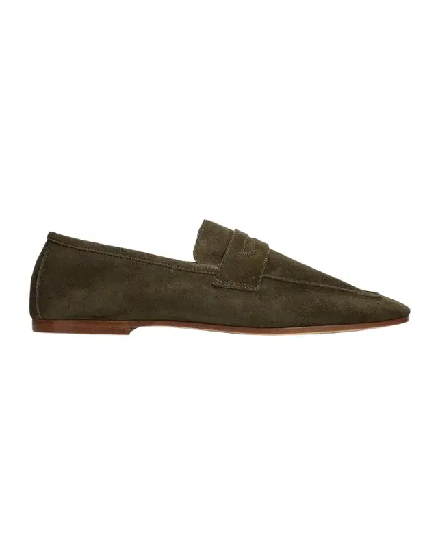 SOPHIQUE Essenziale Leopard Suede Penny Loafers
