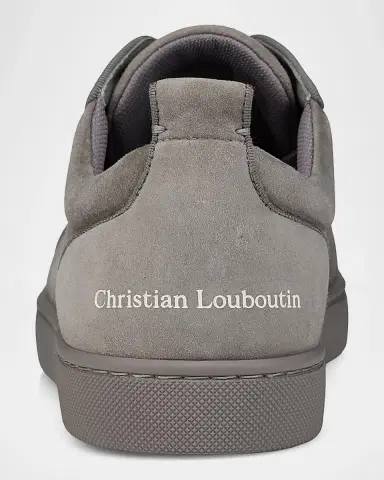 Christian Louboutin Louis Jr Spikes Canopy Suede Sneakers | Thumbnail 2