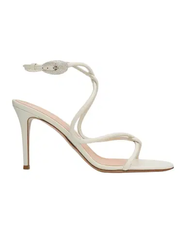 Gianvito Rossi Jungle Mamba 85MM Leather & Rhinestone Sandals | Thumbnail 1