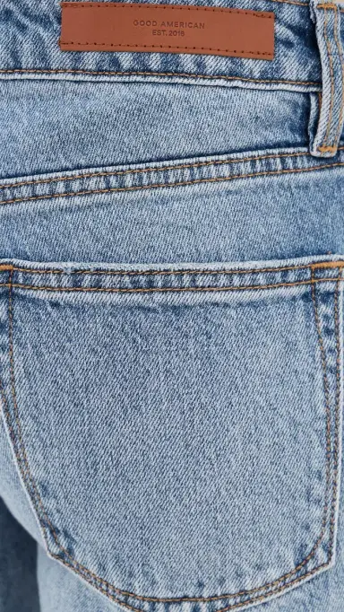 GOOD AMERICAN Vintage Low Bootcut Jeans Indigo130 | Thumbnail 6