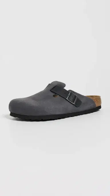 Birkenstock Boston Clogs Charcoal | Thumbnail 2