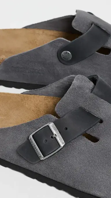 Birkenstock Boston Clogs Charcoal | Thumbnail 5