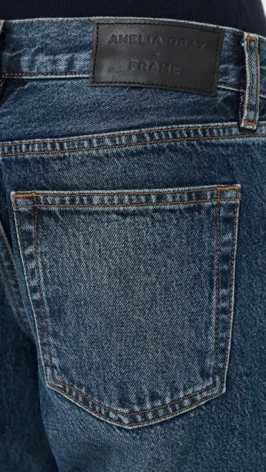 Frame The Pixie Gray Jeans | Thumbnail 6