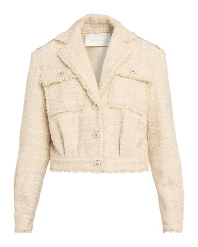 Ramy Brook Wendy Cropped Boucle Jacket