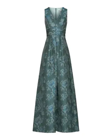 Kay Unger New York Cameron Floral A-Line Gown | Thumbnail 1