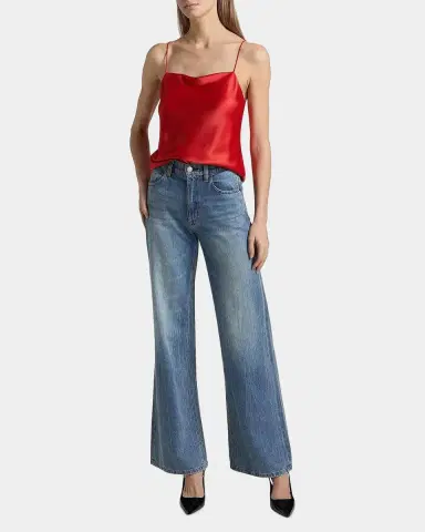 Alice + Olivia Harmon Drapey Slip Tank | Thumbnail 2