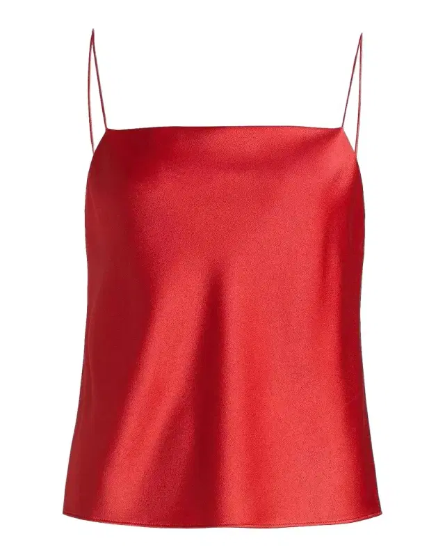 Alice + Olivia Harmon Drapey Slip Tank