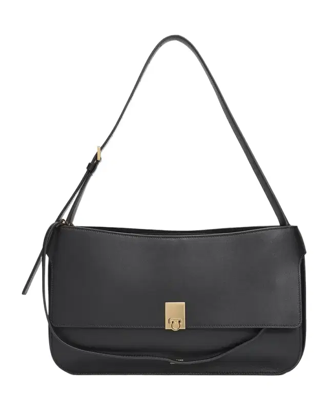Ferragamo Cara Medium Leather Shoulder Bag