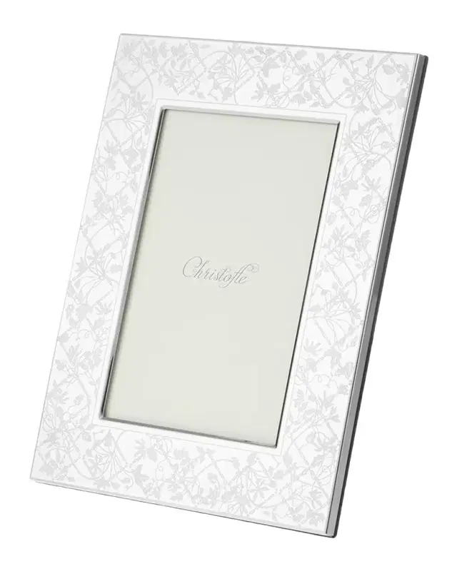 Christofle Les Fables Stainless Steel Frame, 4" x 6"