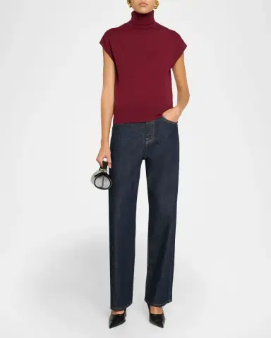 Ramy Brook Natalie Cap-Sleeve Wool Sweater | Thumbnail 2