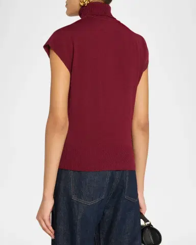 Ramy Brook Natalie Cap-Sleeve Wool Sweater | Thumbnail 3
