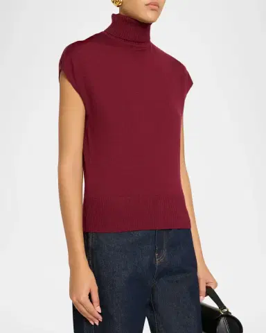 Ramy Brook Natalie Cap-Sleeve Wool Sweater | Thumbnail 4