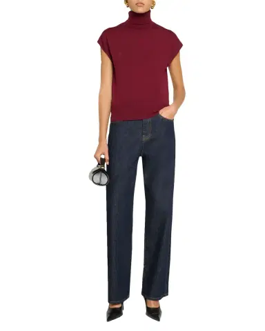 Ramy Brook Natalie Cap-Sleeve Wool Sweater | Thumbnail 6
