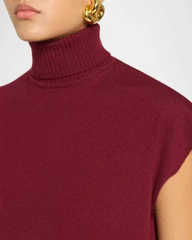 Ramy Brook Natalie Cap-Sleeve Wool Sweater | Thumbnail 8