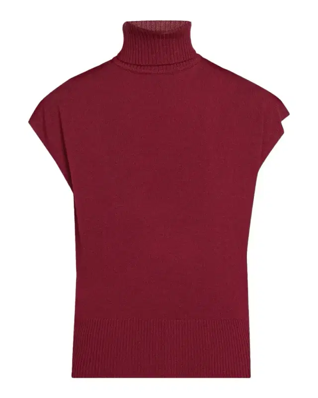 Ramy Brook Natalie Cap-Sleeve Wool Sweater