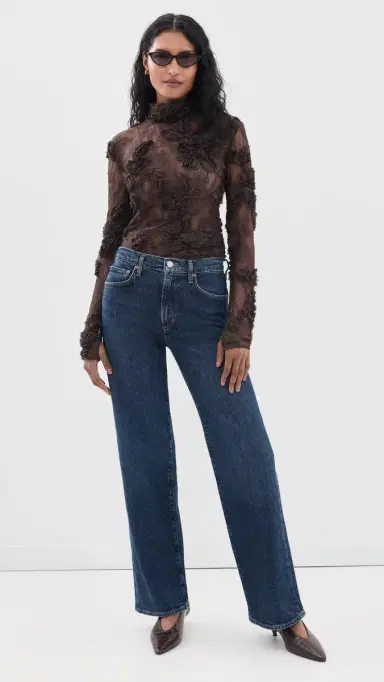Aknvas Freja Lace Top Brown | Thumbnail 5 Aknvas Freja Lace Top Brown | Thumbnail 5