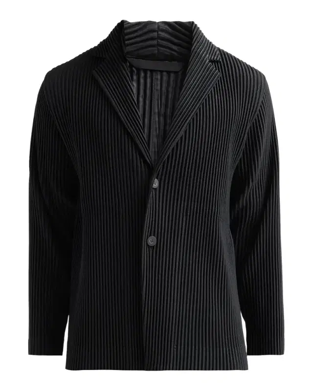 Homme Plissé Issey Miyake Pleated Knit Blazer