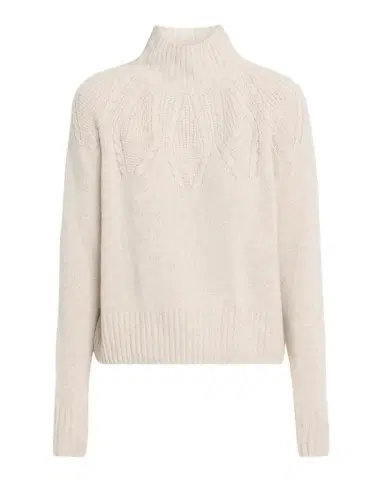 Autumn Cashmere Cashmere Mock-Neck Cable Knit Sweater | Thumbnail 1
