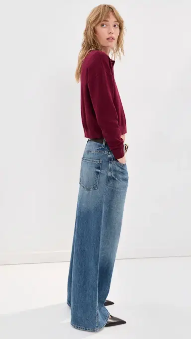 LE BOP Zadie Polo Shirt Burgundy | Thumbnail 4 LE BOP Zadie Polo Shirt Burgundy | Thumbnail 4
