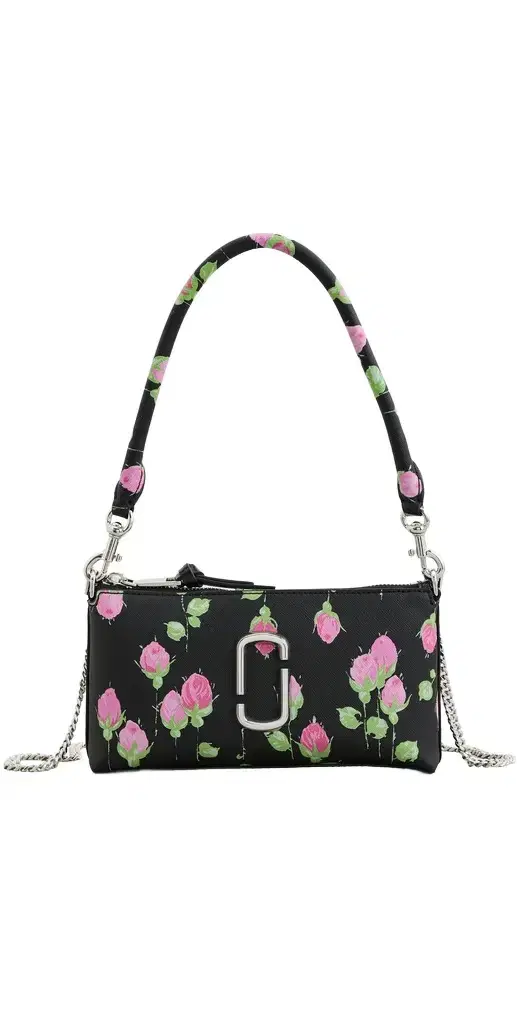 Marc Jacobs Snapshot Convertible Shoulder Bag In Vintage Floral Black multi One Size