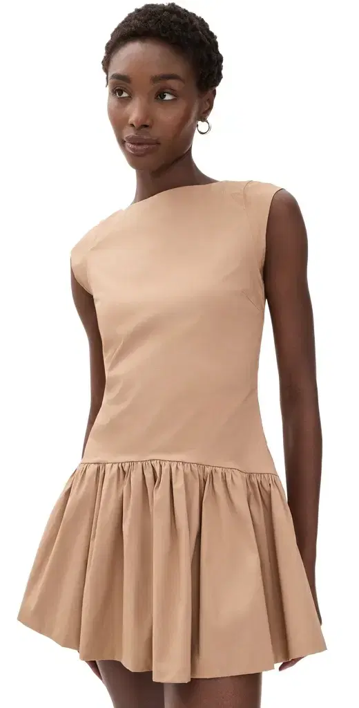 Peixoto ophia Mini Dress Chestnut