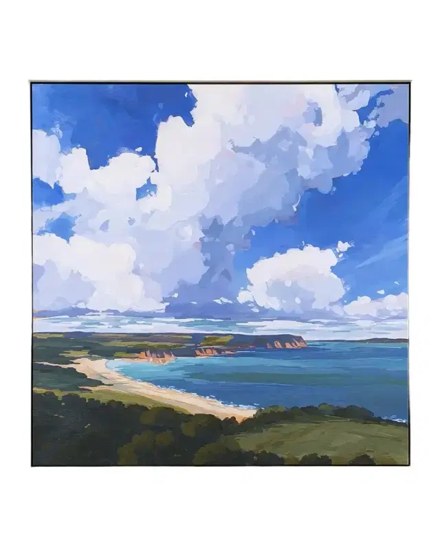 John-Richard Collection "Coastal Keepsake, Large" Framed Giclee by Sarah Thomas