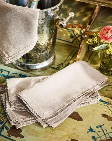 Juliska Berry Scallop Napkins, Set of 4 | Thumbnail 3 Juliska Berry Scallop Napkins, Set of 4 | Thumbnail 3