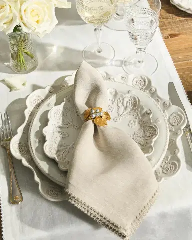 Juliska Berry Scallop Napkins, Set of 4 | Thumbnail 5 Juliska Berry Scallop Napkins, Set of 4 | Thumbnail 5