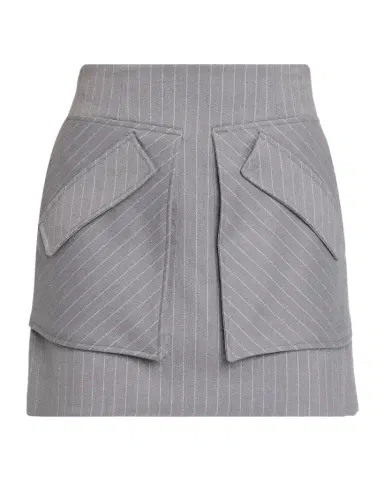 Aknvas Cherry Grey Pinstripe Skirt | Thumbnail 1 Aknvas Cherry Grey Pinstripe Skirt | Thumbnail 1