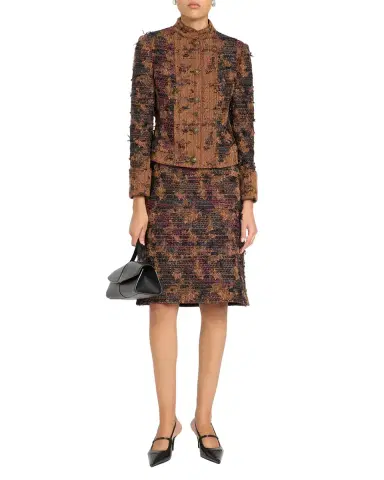 Kobi Halperin Olsen Tweed Knee-Length Skirt | Thumbnail 6 Kobi Halperin Olsen Tweed Knee-Length Skirt | Thumbnail 6