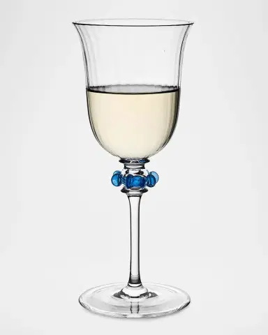 Juliska Nell Ruffle 12 oz. Wine Glass, Chambray | Thumbnail 2 Juliska Nell Ruffle 12 oz. Wine Glass, Chambray | Thumbnail 2