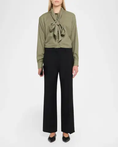 Emporio Armani Button-Front Scarf Shirt | Thumbnail 2 Emporio Armani Button-Front Scarf Shirt | Thumbnail 2