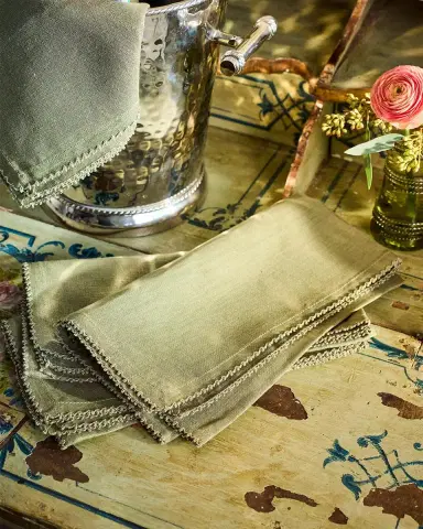 Juliska Berry Scallop Napkins, Set of 4 | Thumbnail 4 Juliska Berry Scallop Napkins, Set of 4 | Thumbnail 4