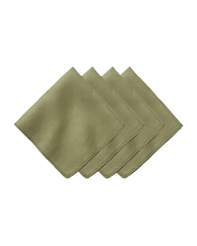 Juliska Berry Scallop Napkins, Set of 4