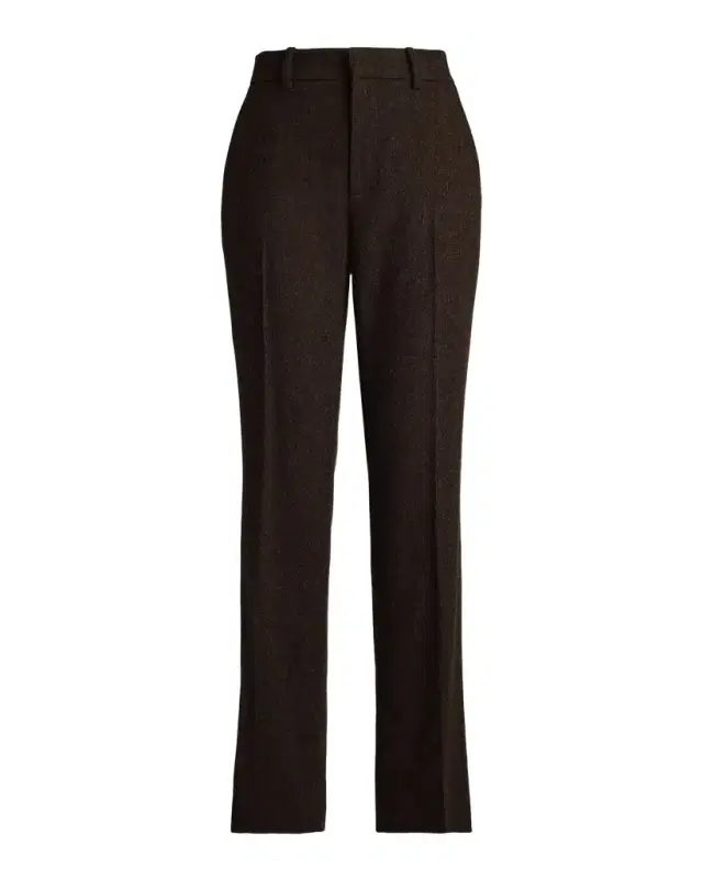 Ralph Lauren Collection Andrey Wool Herringbone Slim-Leg Pants